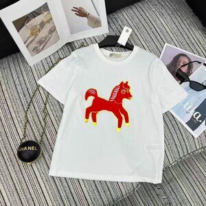 Tory Burch New Short-Sleeve Crew Neck T-Shirt